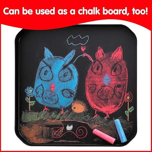 edxeducation Fun2 Play Tray - Infinite Black - Mini Tuff Tray for Kids - Ages 18m+ - Portable Sensory Play for Toddlers