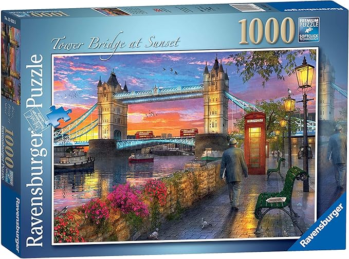 Ravensburger Tower Bridge of London at Sunset 1000 Piece Jigsaw Puzzle for Adults and Kids Age 12 Years Up