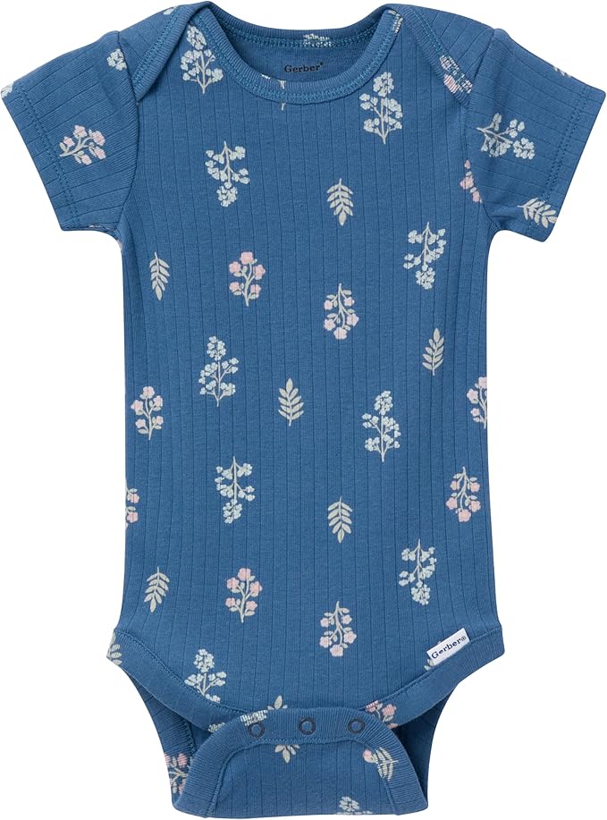 Gerber Baby Girls' 6-Pack Long-Sleeve Onesies Bodysuits