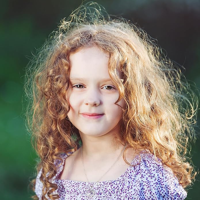 Necklace for Girls Kids Gifts - Colorful CZ Heart Initial Necklaces Unicorn Necklace for Girls Jewelry Birthday Graduation Gifts for Little Girl Kids