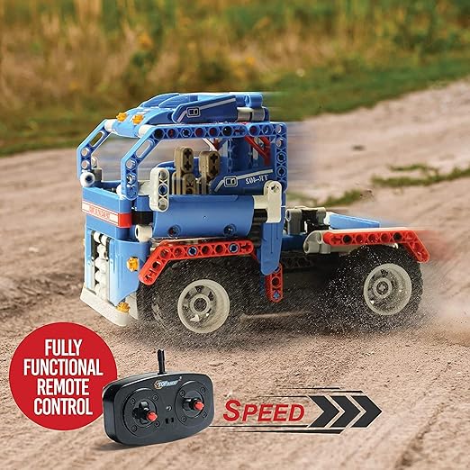 Top Race STEM Projects for Kids - Toys for Boys - Construction Toys for Kids - Ideal Gifts for Boys and Girls - Educational Toy Set - 2 in 1 Vehicle Building Kits - Remote Control Car Model Kits