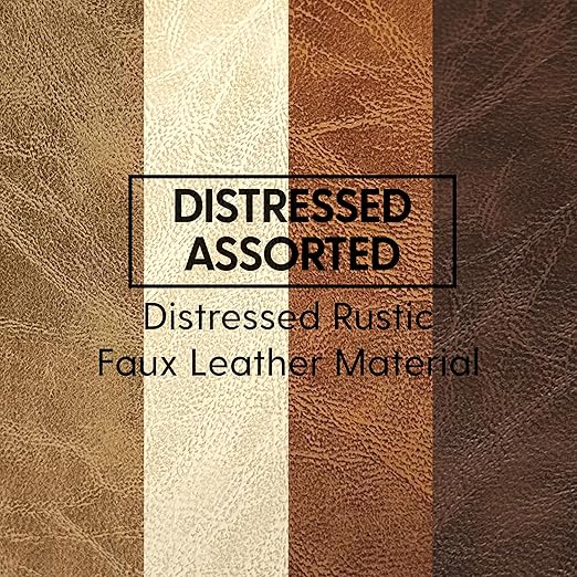 FDP Rustic Western Toddler Playtime Corner Climber, Distressed Faux Hide Leather, Indoor Active Play Structure for Toddlers and Kids, Safe Soft Foam for Crawling and Sliding (4-Piece Set), 11619-DA