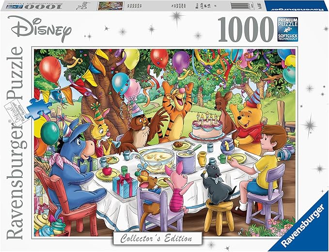 Ravensburger Disney Winnie The Pooh 1000 Piece Jigsaw Puzzle - Unique Softclick Technology Vibrant, Glare-Free Imagery | Ideal for Adults and Kids Aged 12 and Up - 16850