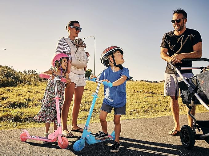 TENBOOM Scooter Toys for Kids Ages 6-12/3-5, Christmas Birthday Gifts for Girls Boys, Easy Folding Kids Scooter with 3 Levels Adjustable Handlebar