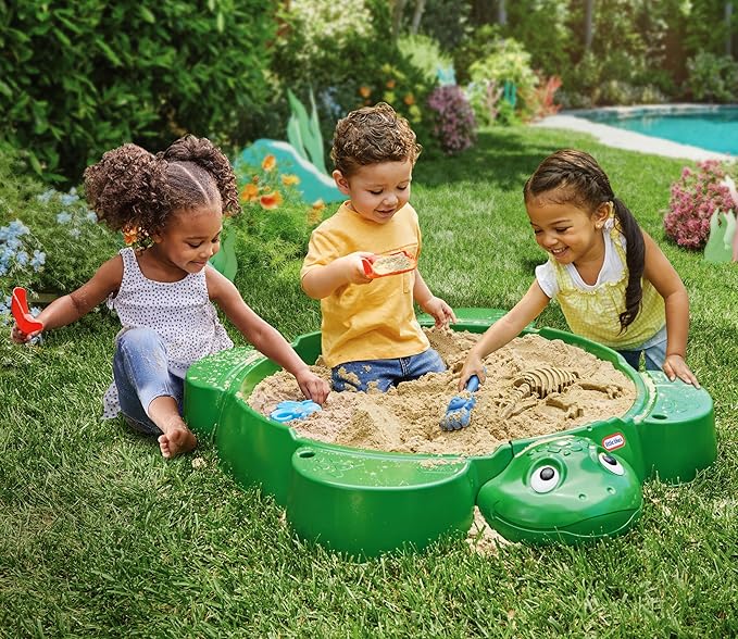 Little Tikes Turtle Sandbox, for Boys and Girls Ages 1-6 Years