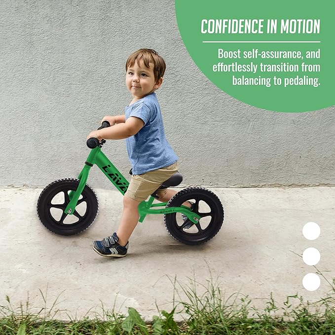 Balance Bike - Lightweight Aluminium Toddler Bike for 2, 3, 4, and 5 Year Old Boys and Girls - No Pedal Bikes for Kids with Adjustable Handlebar and Seat, EVA Tires - Training Bike
