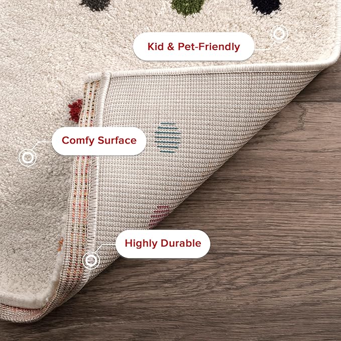 nuLOOM Dorie Polka Dot Runner Rug, 2' 5" x 8', Multi