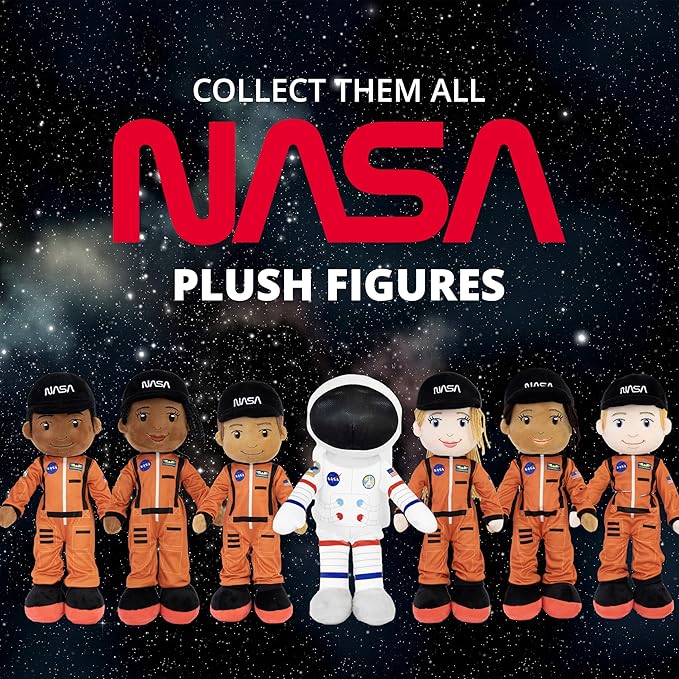 Playtime by Eimmie - 14' Eimmie NASA Astronaut Doll - Soft Plush Rag Doll for 2 Year Old Girls & Boys, Toddler & Infants - Washable Astronaut Toy