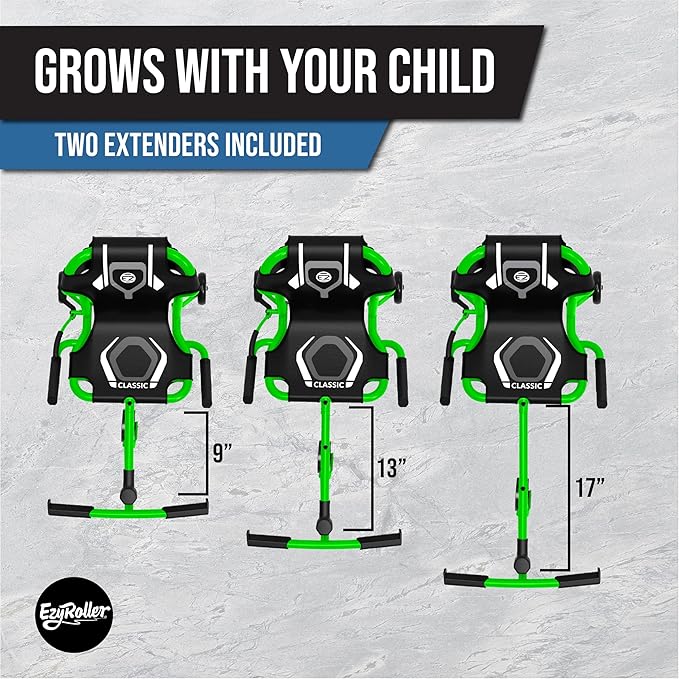 EzyRoller Classic X Ages 4+, Unisex Children, 45lbs - 120lbs - Green