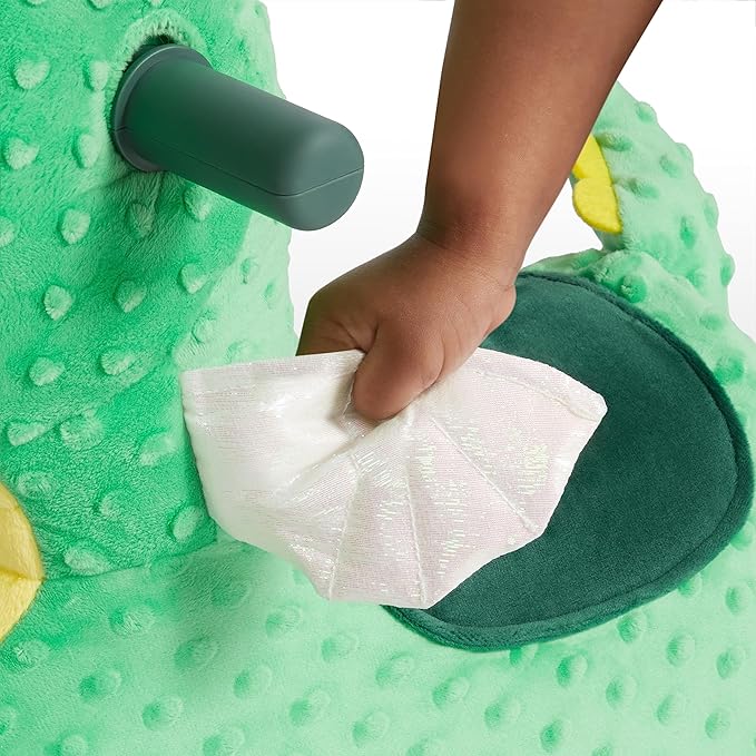 Radio Flyer Jade The Magical Dragon with Interactive Lights and Sounds, Ride On Toy for Toddlers Ages 1-3, Green Dragon Toy for Kids