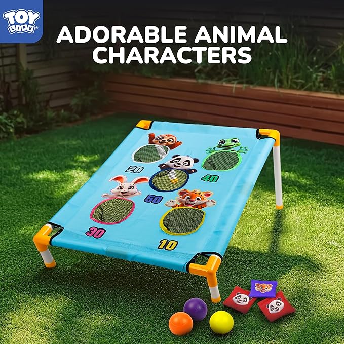 TOY Life Bean Bag Toss Carnival Games, Corn Hole, Yard Games for Kids Outdoor Game for Kids, Gift for 3 4 5 Year Old Boys Girls, Indoor Backyard Toddler Outdoor Toys for Birthday Party Family Reunion