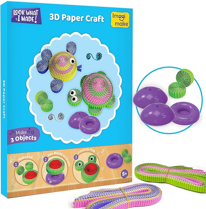 Imagimake 5-in-1 Awesome Craft Kit | Easter Crafts for Kids | Easter Toys | Arts & Crafts for Kids Ages 6-8 | Easter Gifts for Kids | Easter Gifts for Girls & Boys 5, 6, 7, 8, 9