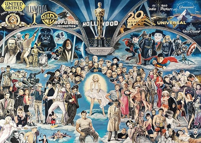 Hollywood – 1000 Piece Jigsaw Puzzle by Schmidt Spiele – Kids and Adults Ages 12+