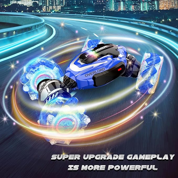 Remote Control Car, Gesture Sensing RC Stunt Car, 4 WD Transform Off Road for Rotating, 2.4Ghz Hand Controlled Remote Control Twister Cars, RC Cars for Kids Boys Girls Toy Gift Age 6 7 8 9 10 11 12 yr
