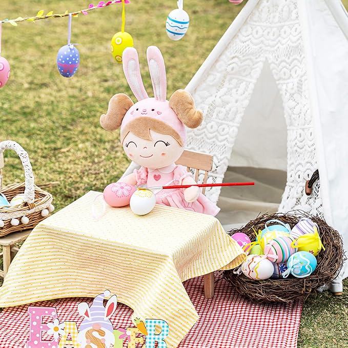 Gloveleya Baby Doll Girl Gifts Soft Plush Bunny Dolls 12" with Gift Box