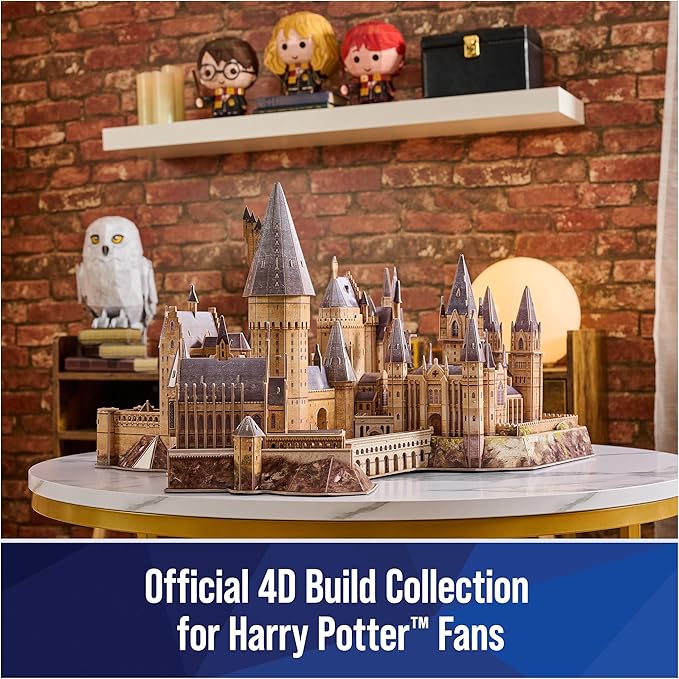 4D Build, Harry Potter Hedwig 3D Model Kit, Harry Potter Collectibles & Desk Decor, Adult Building Toys, 3D Puzzles for Adults & Teens, 118 Pieces, for Ages 12 & Up