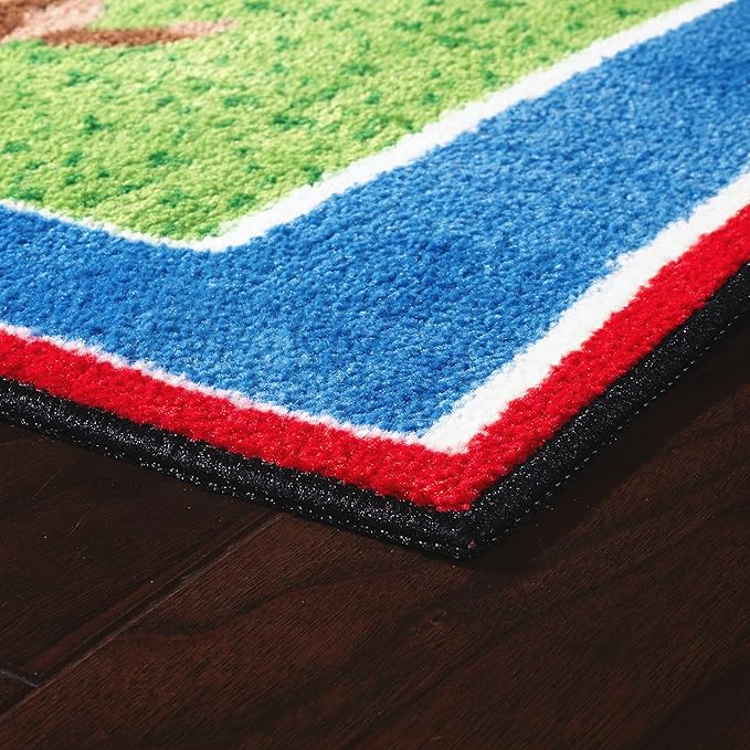 Flagship Carpets Kids and Baby Non Slip Area Rug for Home Learning or Classroom Carpet, Playroom or Kids Bedroom Mat, 5' x 8', Cutie Banyard
