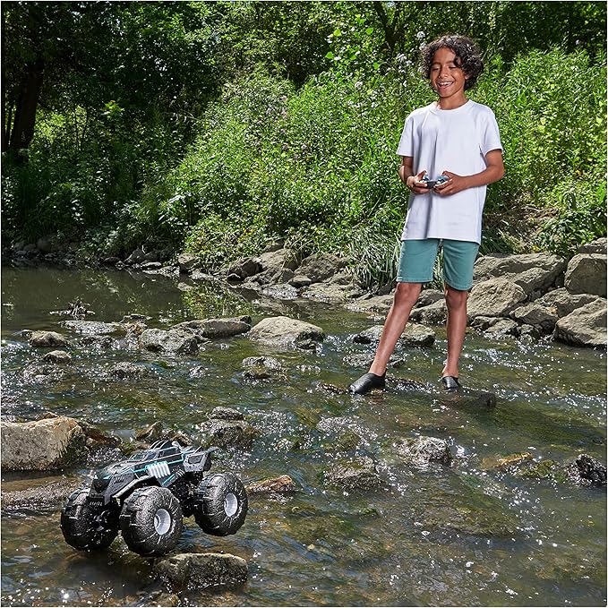 DC Batman, All-Terrain Batmobile Remote Control Vehicle, Water-Resistant Batman Toys for Boys Aged 4 and Up