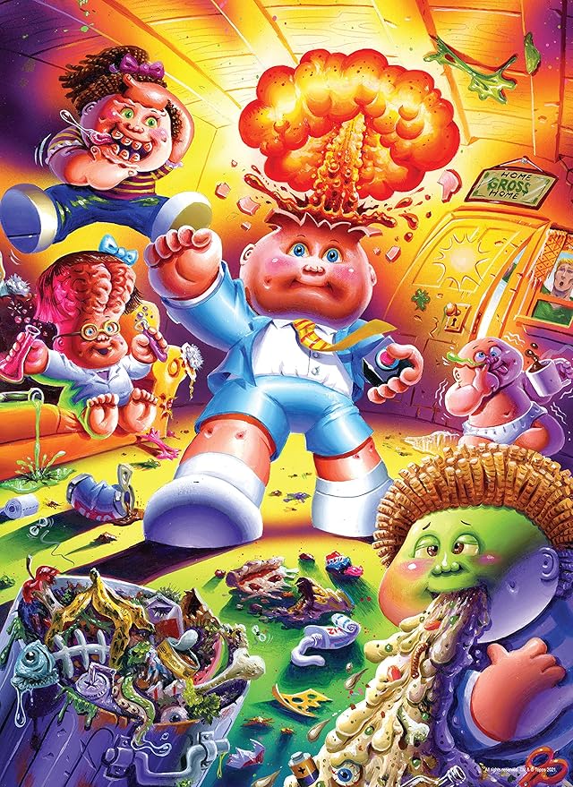 USAOPOLY Garbage Pail Kids 1000 Piece Jigsaw Puzzle, Officially Licensed Merchandise, Collectible Puzzle with Original GPK Favorites