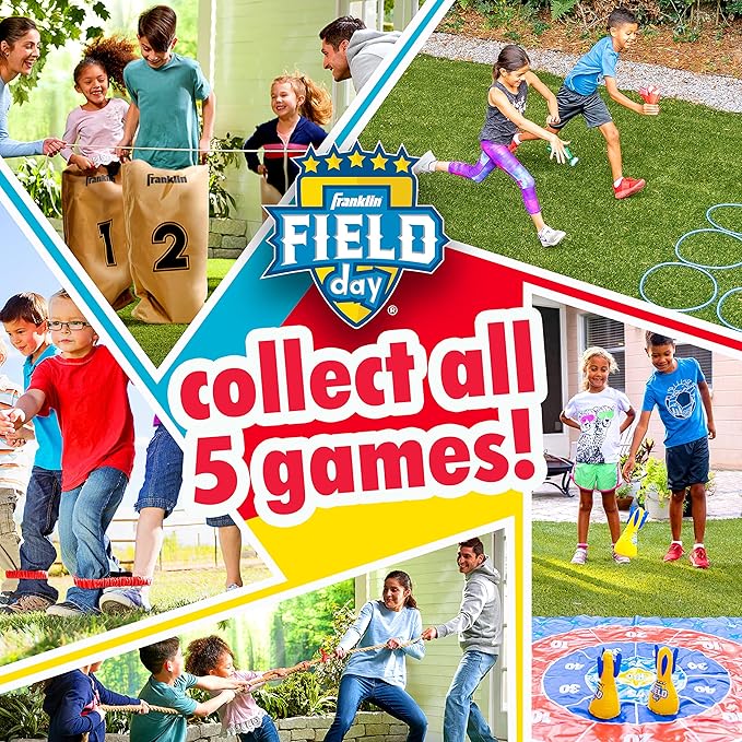 Franklin Sports Toss N' Flip Darts - Indoor and Outdoor Darts Game for Kids - Yard Toss Game with Inflatable Darts Red/Blue