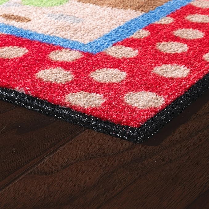 Flagship Carpets Kids and Baby Non Slip Area Rug for Home Learning or Classroom Carpet, Playroom or Kids Bedroom Mat, 3' x 5', Cutie Jungle