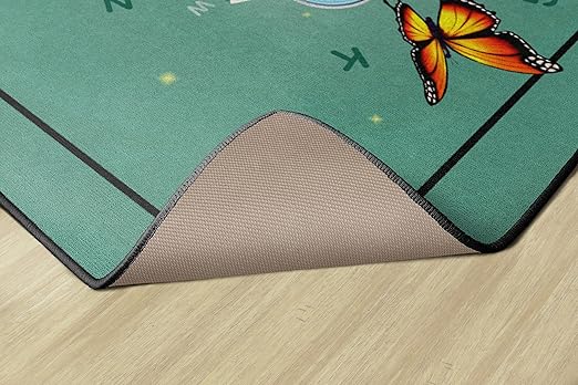 Flagship Carpets Explore Through Reading Children's Educational Area Rug for Kids Bedroom Mat, Home Play Room or Classroom Carpet, 5' x 8', Multicolor