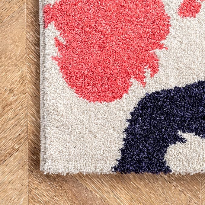 nuLOOM Pinkie Handprint Kids Area Rug, 7x9, Multi
