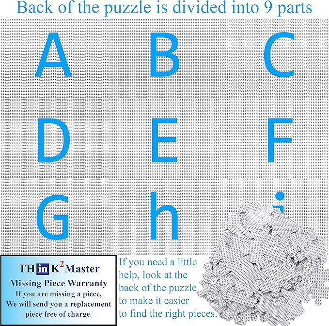 Think2Master Amusement Park 100 Pieces Jigsaw Puzzle Fun Educational Toy for Kids, School & Families. Great Gift for Boys & Girls Ages 4-8 to Stimulate Learning. Size:23.4” X 16.5”